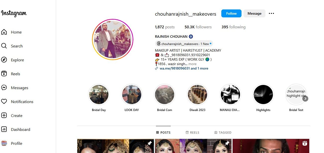 Rajnish Chouhan Makeovers